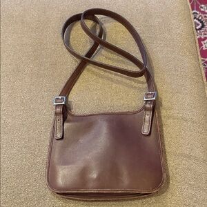 Vintage Coach 9132 Crossbody Shoulder Bag Chocolate Brown Color (TD)